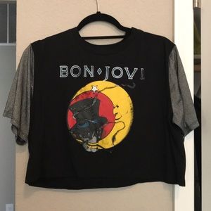 bon jovi crop top